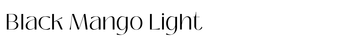 Black Mango Font | Webfont & Desktop | MyFonts